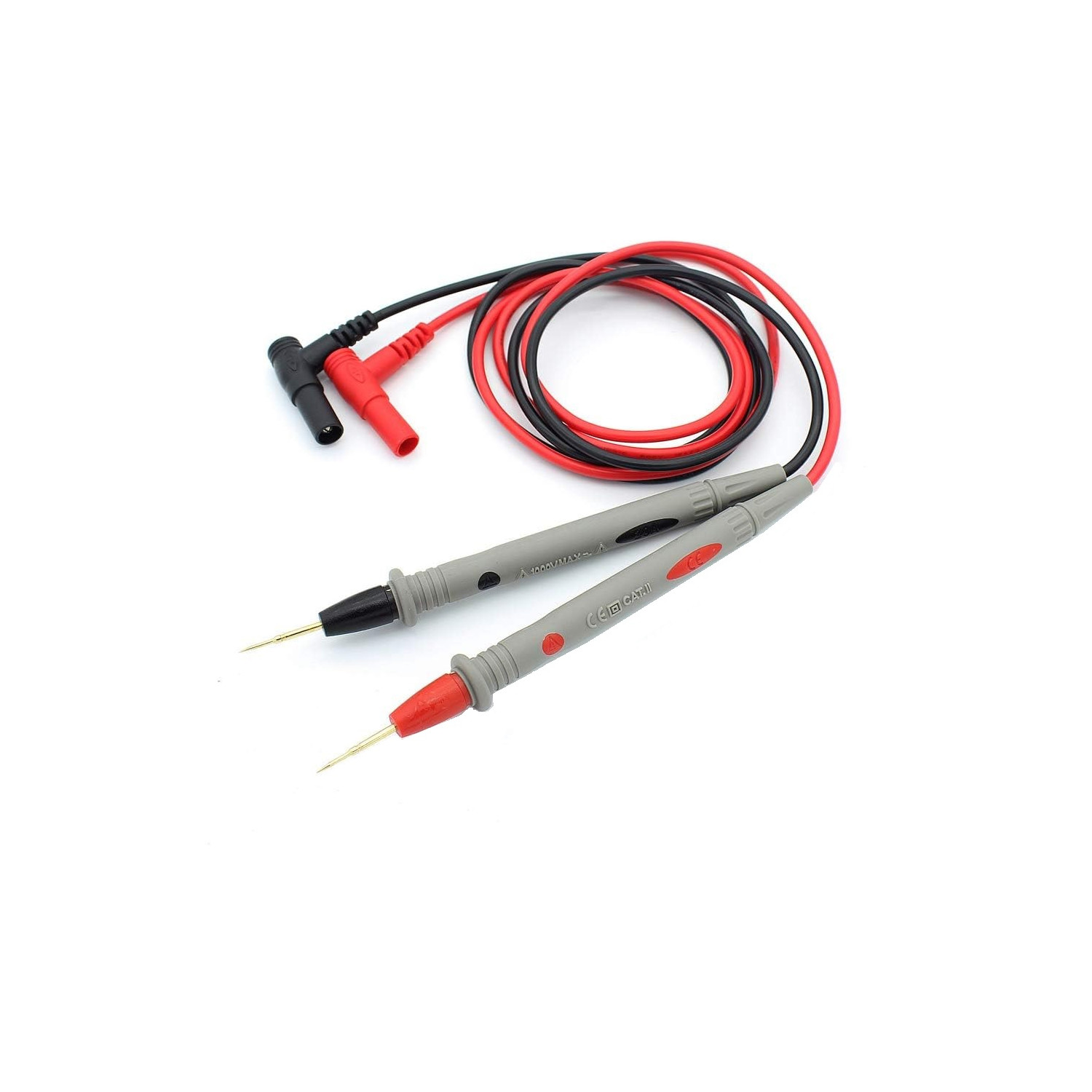 HV-Cordon de mesure 5 kV 15m avec pince crocodile bleu