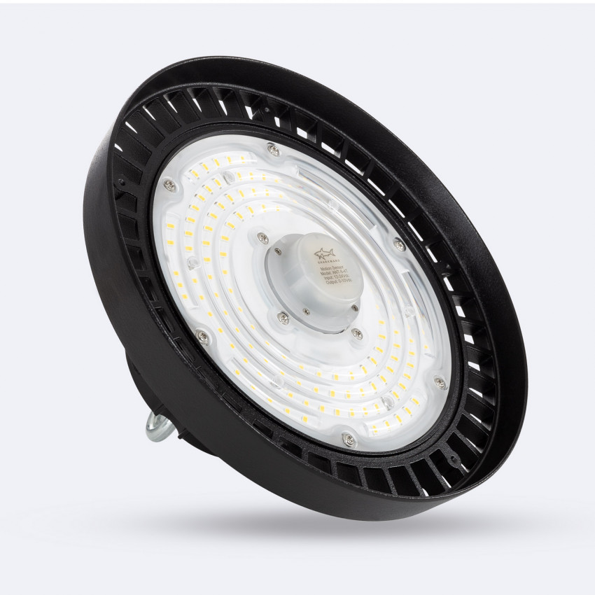 Photographie du produit : Cloche LED Industrielle UFO HBD Smart LUMILEDS 100W 150lm/W LIFUD Dimmable 0-10V