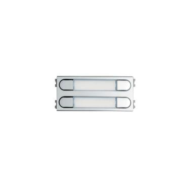 Module 4 boutons-pourroirs FERMAX 202 V DUOX/BUS2/VDS SKYLINE 7372 Argent