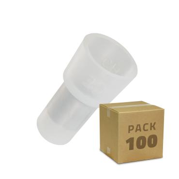 Capuchon de Sertissage Extrémité Fermée pour Connexion de Câble 7 mm