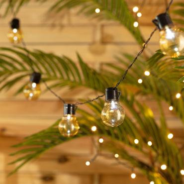 Guirlande d’Ampoules LED Solaire Nikola 2m 6000K