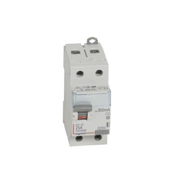 Interrupteur Différentiel DX³ Industriel 2P-300mA 10kA Class AC 25-63A LEGRAND 411524 25 A
