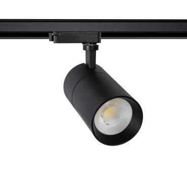 Spot LED New Mallet Dimmable 30W Noir No Flicker (UGR 15) pour Rail Monophasé Plusieurs options