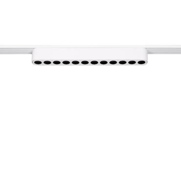 Spot Linéaire LED 12W CRI90 (UGR16) Blanc 222mm pour Rail Magnétique Monophasé Super Slim 25mm 48V Plusieurs options