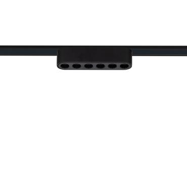 Spot Linéaire LED 6W CRI90 (UGR16) Noir 120mm pour Rail Magnétique Monophasé Super Slim 25mm 48V Plusieurs options