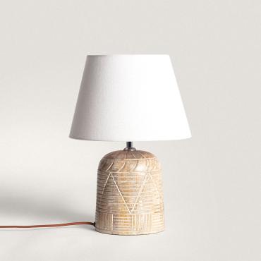 Photographie du produit : Lampe à Poser en bois Koson ILUZZIA