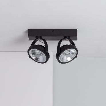 Spot LED 30W CREE en Saillie Orientable AR111 Dimmable Noir Plusieurs options