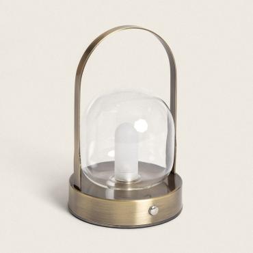 Lampe à Poser LED 3W Portable avec Batterie Rechargeable USB Olena Noir