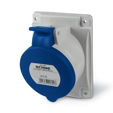 Prise Industrielle sur Tableau 32A IP54 Optima SCAME 3P + TT