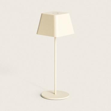 Lampe à Poser LED Extérieure portative Aluminium 1,2 W avec Batterie Rechargeable Willy Noir