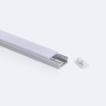 Profilé Aluminium en Saillie 2m pour Ruban LED jusqu'à 10 mm 2 m