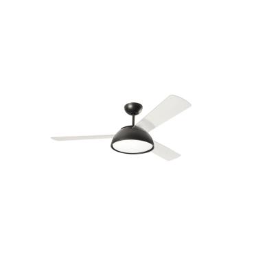 Ventilateur de Plafond Silencieux Gregal Noir transparent 140.7cm Moteur DC LEDS-C4 30-6489-60-F9 Noir