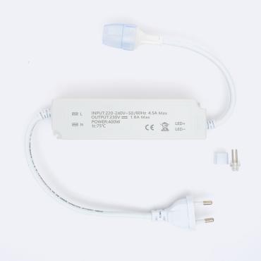 Driver No flicker pour rubans LED 220V AC SMD IP65 largeur 12mm 400 W