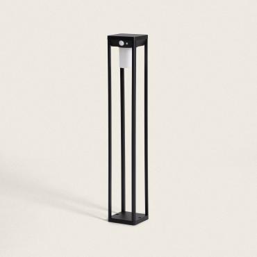 Devah Aluminium Outdoor Solar LED Bollard with Motion Sensor 60cm - Black
