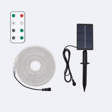 5M 24V DC Outdoor Solar SMD2835 LED Strip 60LED/m 12mm Wide Cut at Every 100cm IP65 - RGB