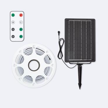 20M 24V DC Outdoor Solar SMD2835 LED Strip 60LED/m 12mm Wide Cut at Every 100cm IP65 - RGB