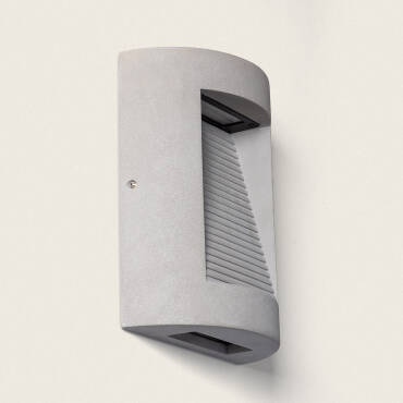 Zalix 16W Cement Dimmable Outdoor LED Wall Lamp - Stone Grey