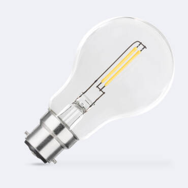B22 Filament LED Bulb 2W A60 260lm -