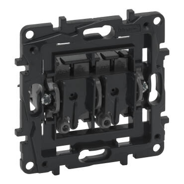 LEGRAND Double Switch Mechanism 10 AX 250V AC Niloé Step 864005 - 10 A