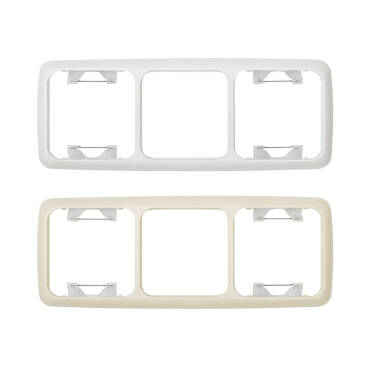 SIMON 31 31631 Frame for 3 Element - White
