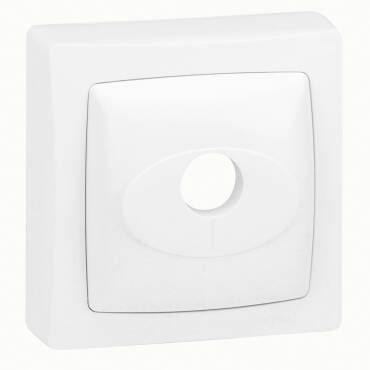 LEGRAND 086040 Simple Monoblock TV Base - White