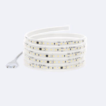 220V Dimmable Autorectified SMD2835 LED Strip 110LED/m 1150lm/m 12mm Wide Cut at Every 10cm IP65 - 3000K