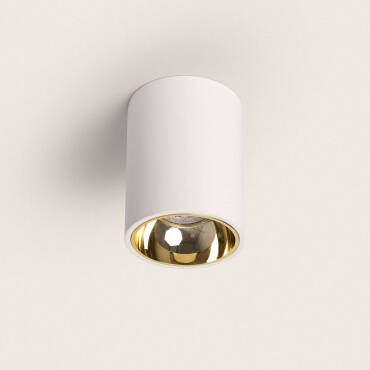 Gulloc Plaster Ceiling Lamp - White