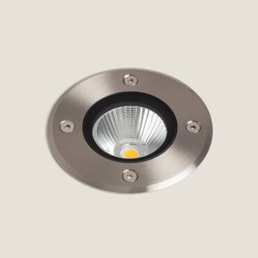 6W Scuba Stainless Steel Outdoor LED Ground Spotlight - Silver