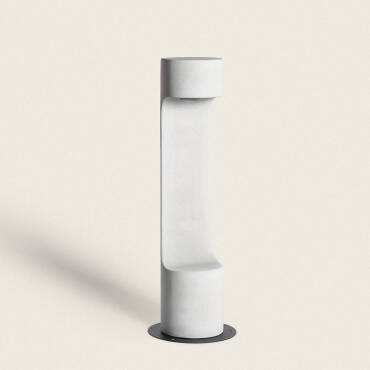Nexul 6W Cement Dimmable Outdoor LED Bollard 65cm - Stone Grey