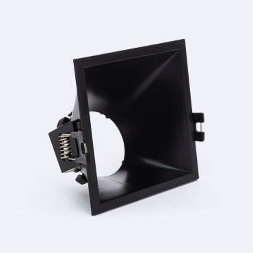 Square Low UGR 45º Downlight Ring for GU10 / GU5.3 LED Bulbs with 85x85mm Cut Out