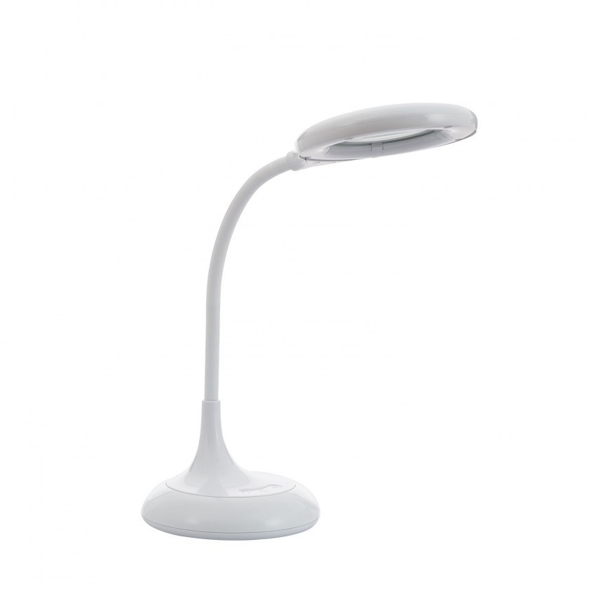 Sepi 8W Dimmable LED Flexo Lamp with Magnifying Glass