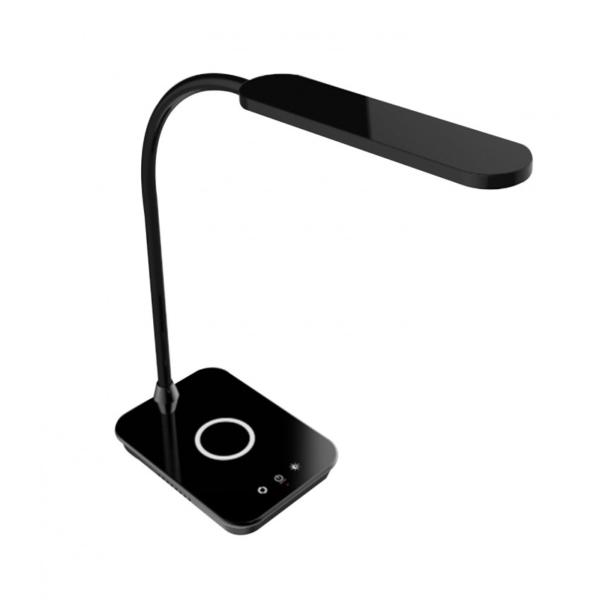 Flexo LED Boga  5W Regulable con Cargador Inalámbrico y USB