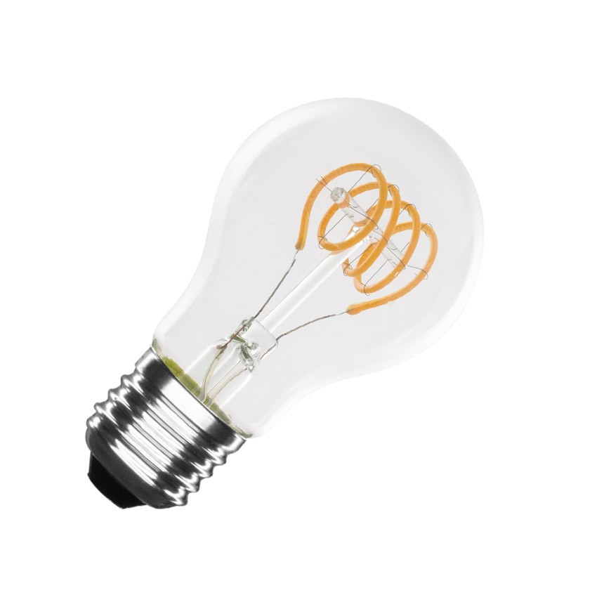 4W E27 A60 200 lm Dimmable Spiral Filament LED Bulb 