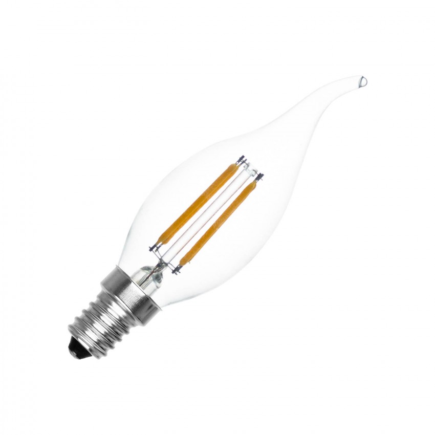 Murano E14 Dimmable Candle Filament LED Bulb C35T 4W