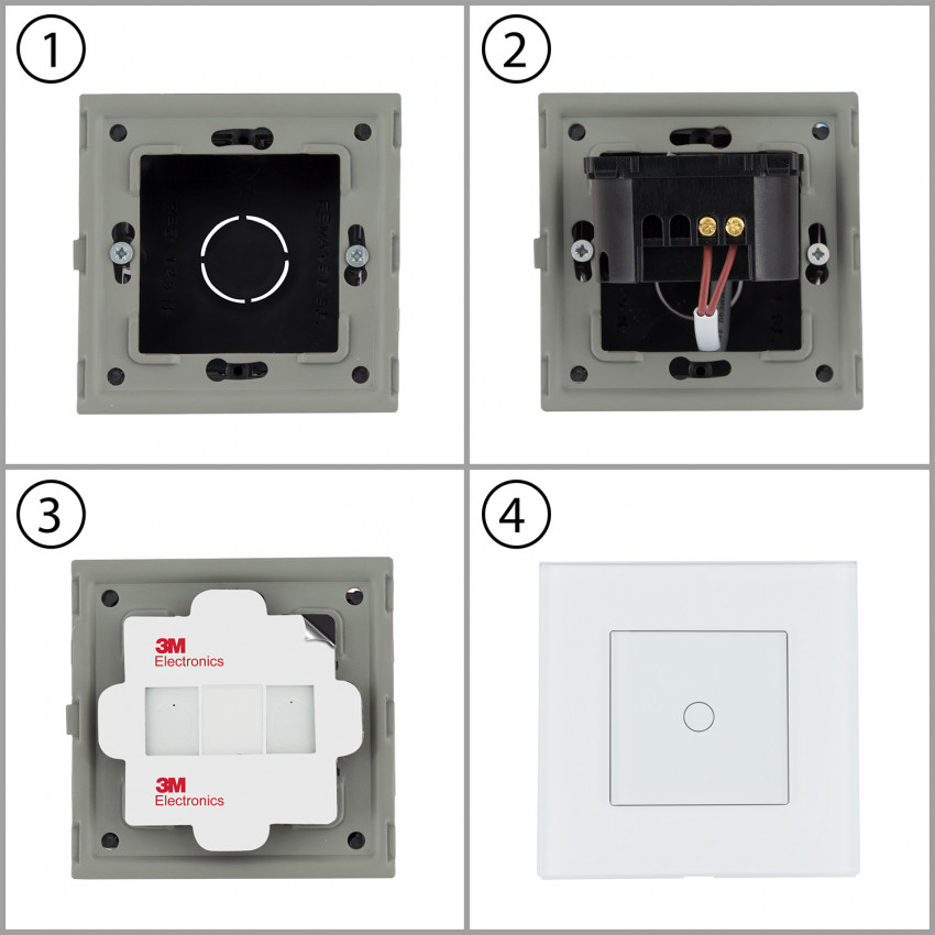 Interruptor Táctil Simple Smart Wifi