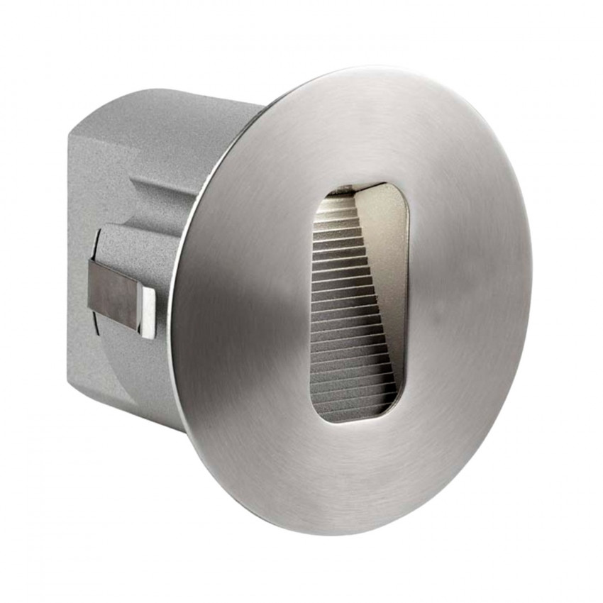 Aplique de Pared LED Empotrable Gea Effect Round 2.2W IP65 LEDS-C4 05-9757-CA-CL