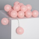 Black LED Chain of 20x Balls