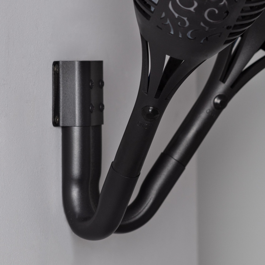Solar LED Torch with Spike - Flame Effect