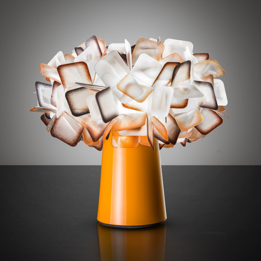 SLAMP Clizia Orange Table Lamp 