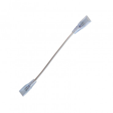 Connector cable for 220V AC 120 LED/m IP65 Monochrome Autorectified LED Strip Cut At Every 10cm - White