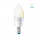 Bombilla LED Smart WiFi + Bluetooth E27 A60 CCT Regulable WIZ 4.9W