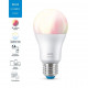 Bombilla LED Smart WiFi + Bluetooth E27 A60 RGBCCT Regulable WIZ 8W