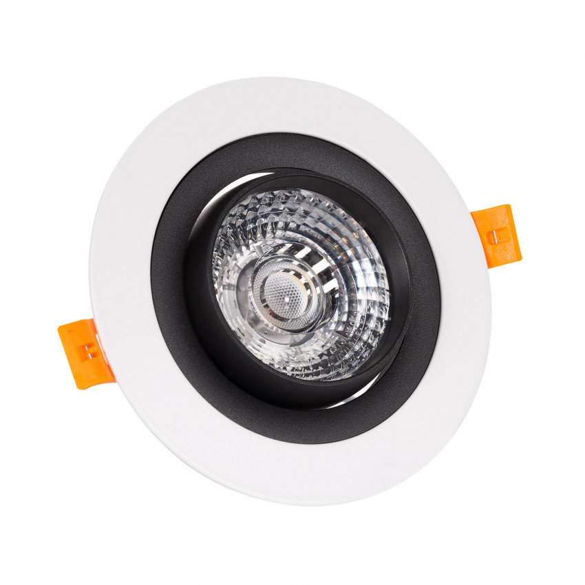 Round Adjustable 18W 360º COB LED Design Downlight Ø 120mm Cut-Out 