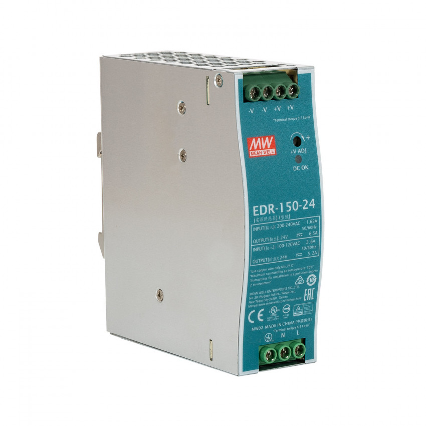 Alimentation 150W 24V 6.5A - Transformateur LED Switch Mode Power Supply