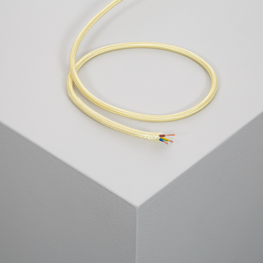 Textile Electrical Cable in Gold