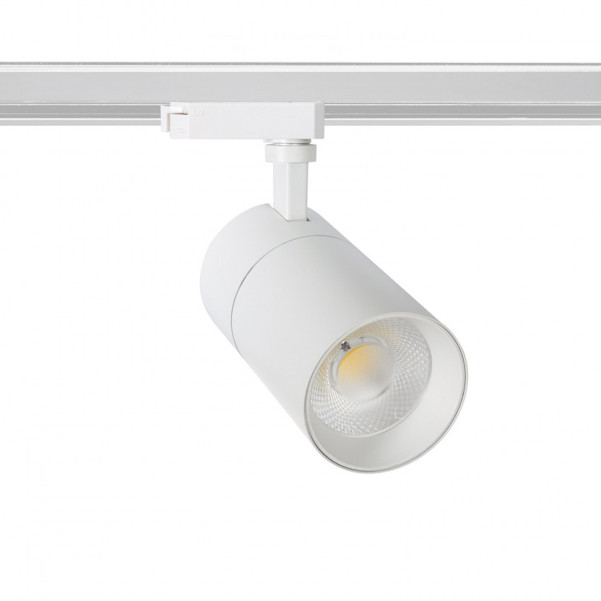 White 30W New Mallet Dimmable No Flicker LED Spotlight for a Single-Circuit Track