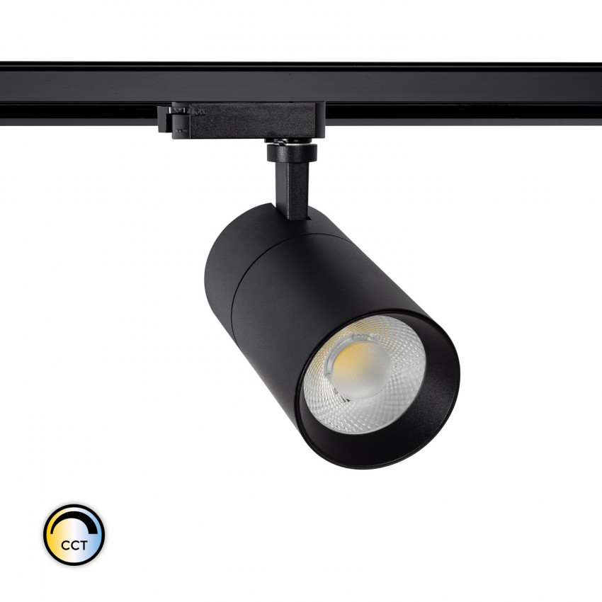 20W New Mallet Dimmable LED Spotlight for a Single-Circuit Track with Selectable CCT (UGR15)