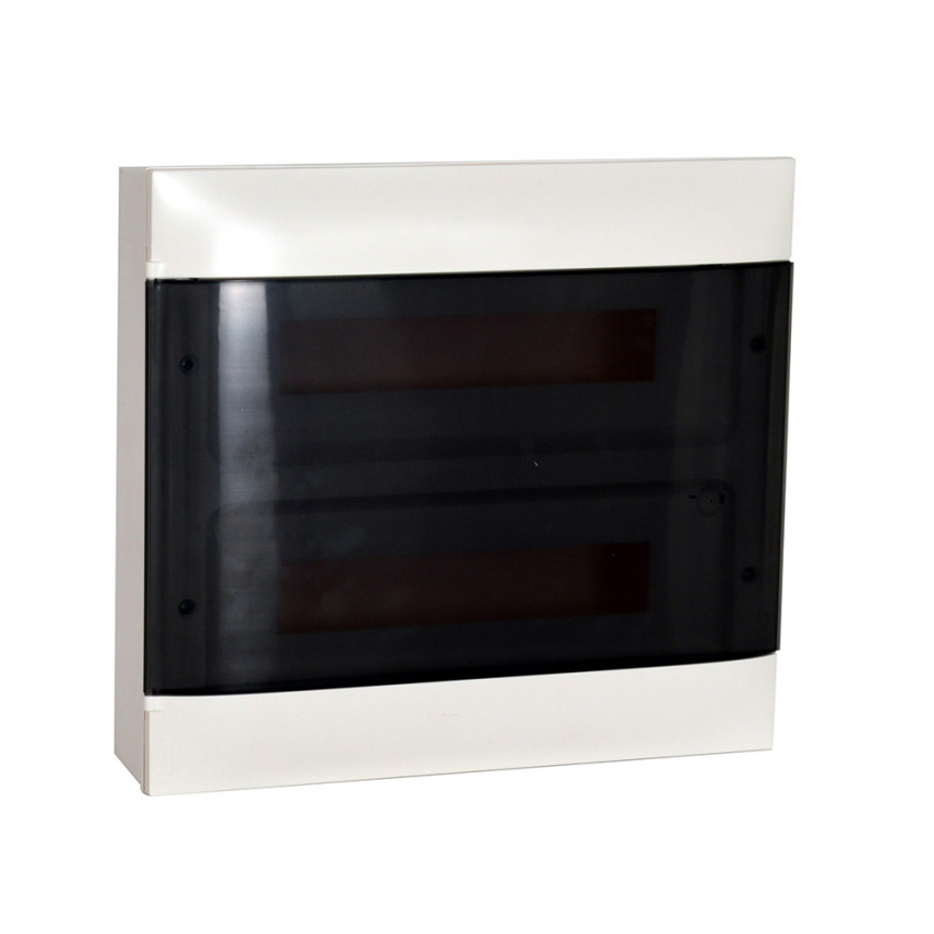Surface Box Practibox S Transparent Door 2x18 Modules LEGRAND 137137