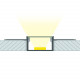 Perfil de Aluminio Empotrado en Escayola para Doble Tira LED a medida