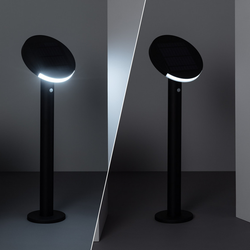 Baliza LED Solar Suez con Detector de Movimiento PIR IP65 80cm